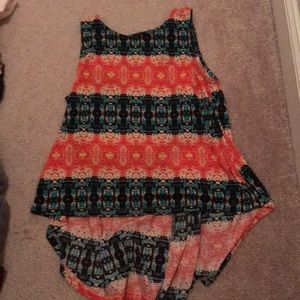 high-low tank with super cute back!